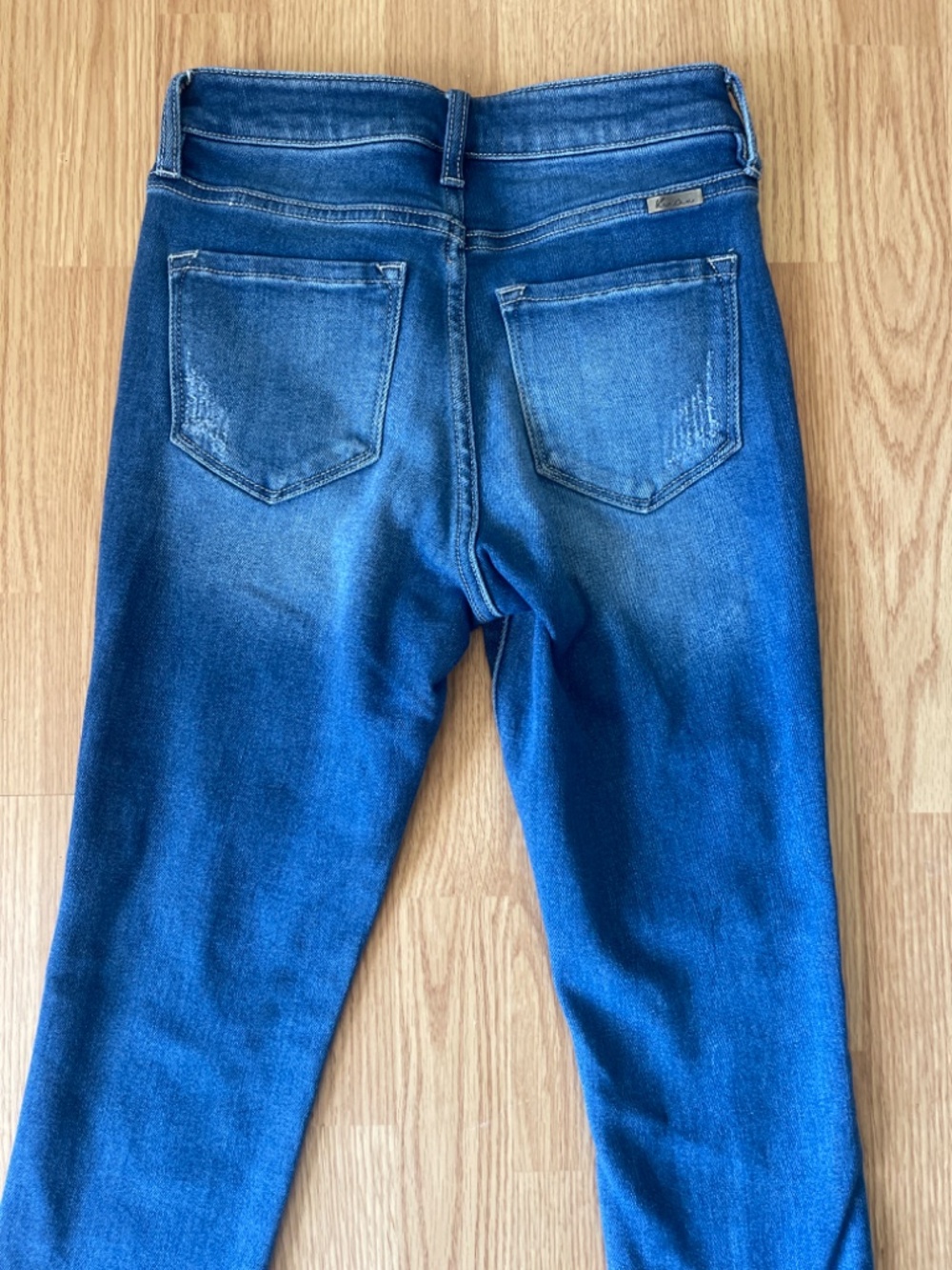 KanCan Layton High Rise Ankle Skinny Distressed Denim Blue Jeans Size 3/25 - Picture 12 of 13